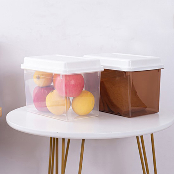 Bröd Rostat bröd Kylskåp Crisper Förvaringslåda Kök Plast C Clear