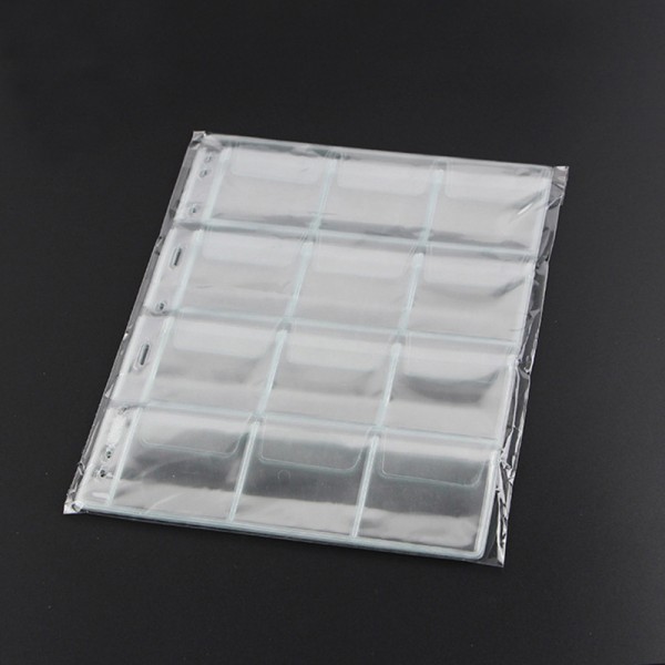 9/12 Grids Classic Plastic Mynthållare Ark Förvaring Collection 12-Grids