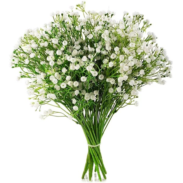 15 tum vit Gypsophila konstgjorda blomma bröllop DIY bukett B