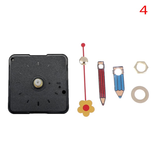 1 Set Silent Quartz Clock Movement Mechanism DIY Kit Batteri Po N4