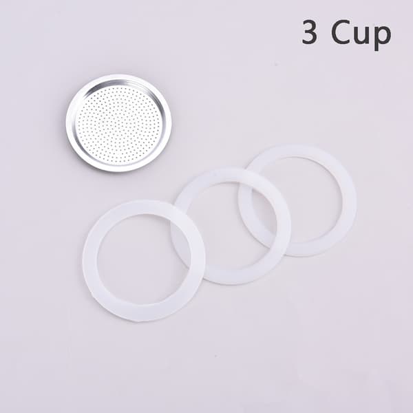 Rostfritt stål packning filterplatta och silikon gel ring Repla 3CUP