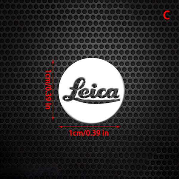 Leica Metal Stickers Logo Mobiltelefon Stickers Kameradekaler C