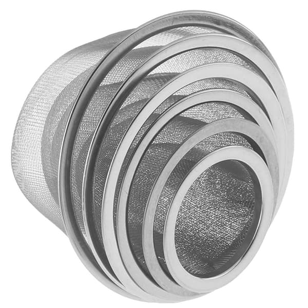 Återanvändbar rostfritt stål Mesh Te Infuser Sil Tekanna Tea L Outer diameter 5CM