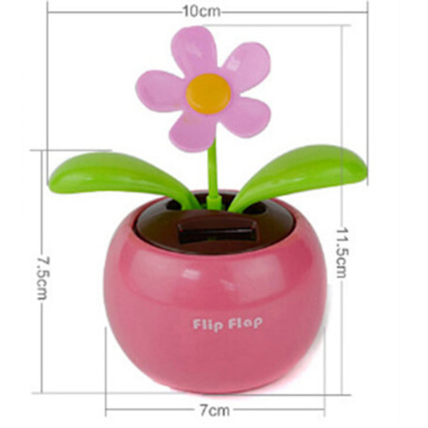 Het Hem Bil Blomkruka Power Flip Flap Flower Swing Auto