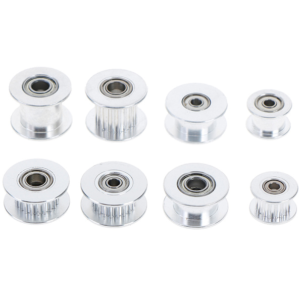 GT2 Mellanhjulslager 16T 20T 3/5 mm hål F 6 mm Rem R A1-16T W:6MM ID:3mm Smooth