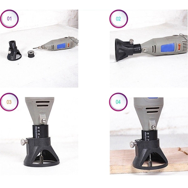 Dremel Rotary Multi Tool ting Guide HSS Fräsborr Set A