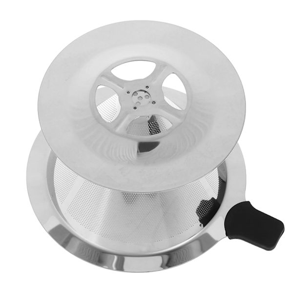 Återanvändbar kaffefilterhållare Pour Over Coffees Dripper Mesh Te
