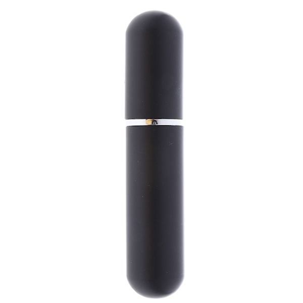 5 ml tom påfyllningsbar ficka av glas, portabel liten miniparfym S Black