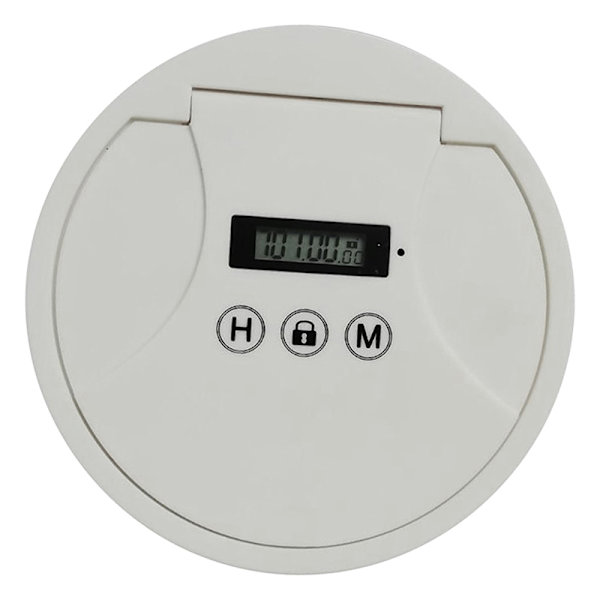 Elektronisk Time Lock Box Timer Lock Container Multi Function Ti White