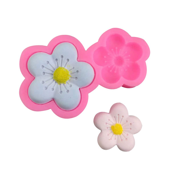 Nya sorters Blossom Flower Mjuk Form Fondant Choklad D A