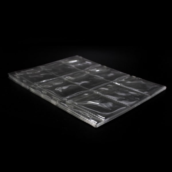 9/12 Grids Classic Plastic Mynthållare Ark Förvaring Collection 12-Grids
