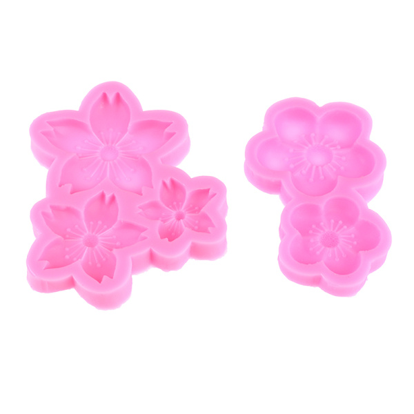 Nya sorters Blossom Flower Mjuk Form Fondant Choklad D A