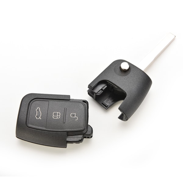 Flip Remote 3-knapps nyckelskalshållare passar för FORD Focus Fiesta