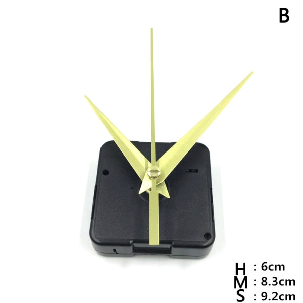 1 Set Silent Quartz Clock Movement Mechanism DIY Kit Batteri Po B