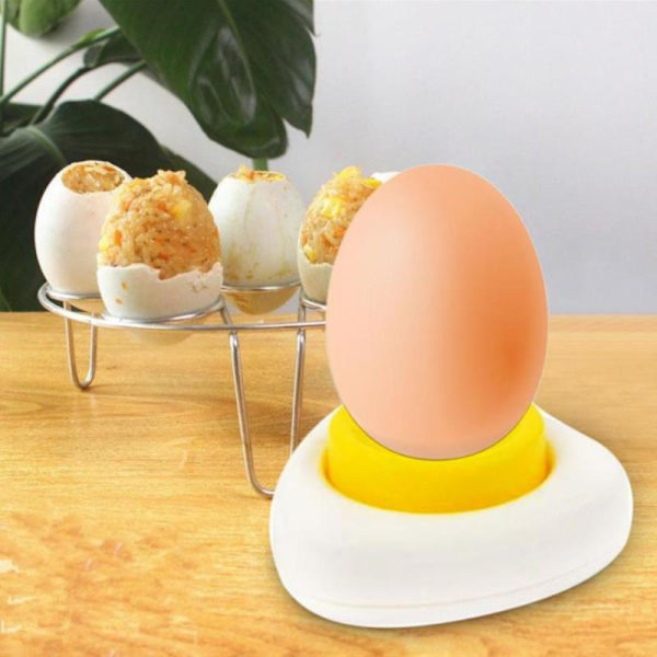 Egg Piercer Hål Seperater Bakery Tools Egg Puncher Piercer Kit White