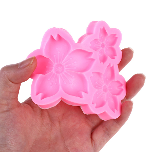 Nya sorters Blossom Flower Mjuk Form Fondant Choklad D A