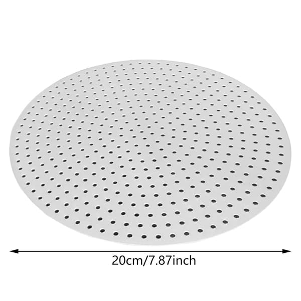 1 st vit rund risångmatta Papper Silikon Förtjockad Non S 20CM