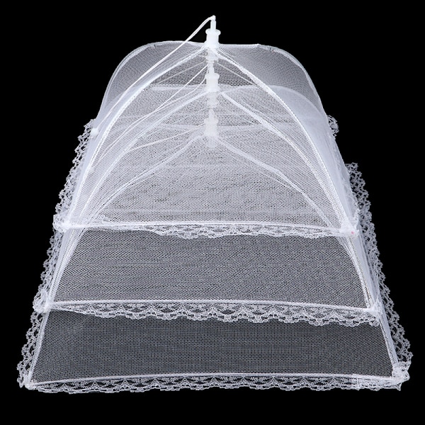 Mesh Vikbart Anti Fly Myggtält Kupolnät Paraply Picnic P C