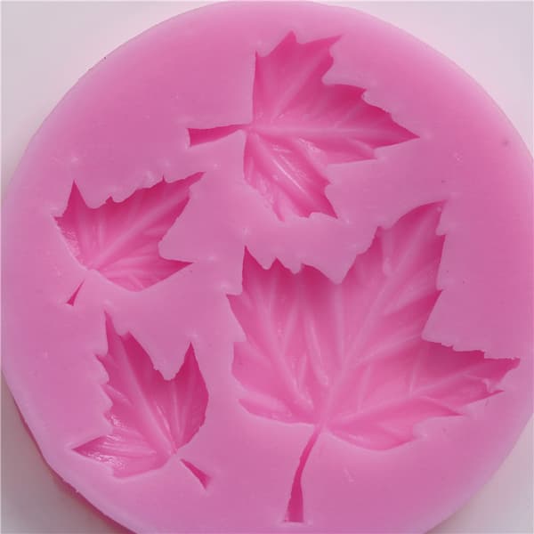 Maple Leaf Silikonfondant form Cupcake Choklad Dekor B