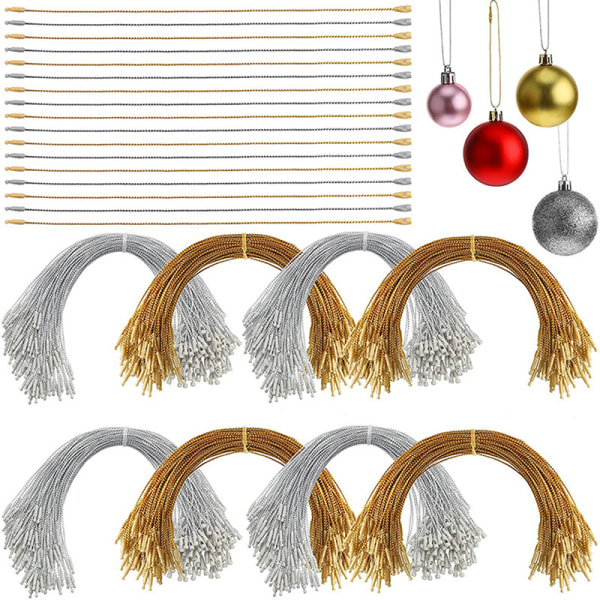 100st20cm Guld Silver Reptrådar Presentförpackning String Chris Cotton line