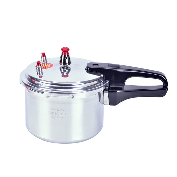 3L 18cm Tryckkokare av aluminiumlegering Risbönor Köttsoppa Ste Silver