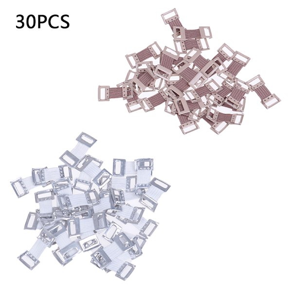 10/30 st utbytes elastiska bandage stretch metall clips fixati A2