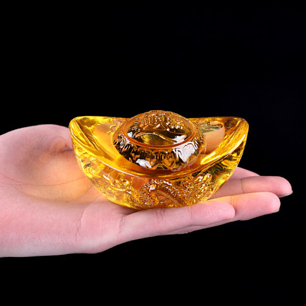 Stil Citringöt Guld Kristallglasfärgad glasyr Rikedom Mo C