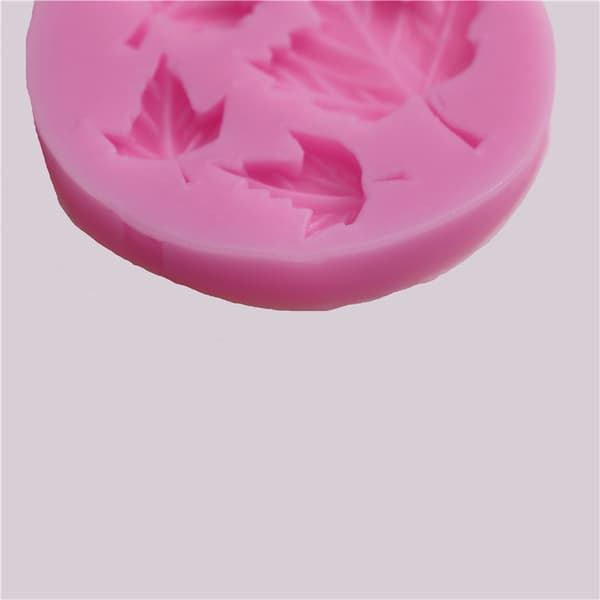 Maple Leaf Silikonfondant form Cupcake Choklad Dekor B