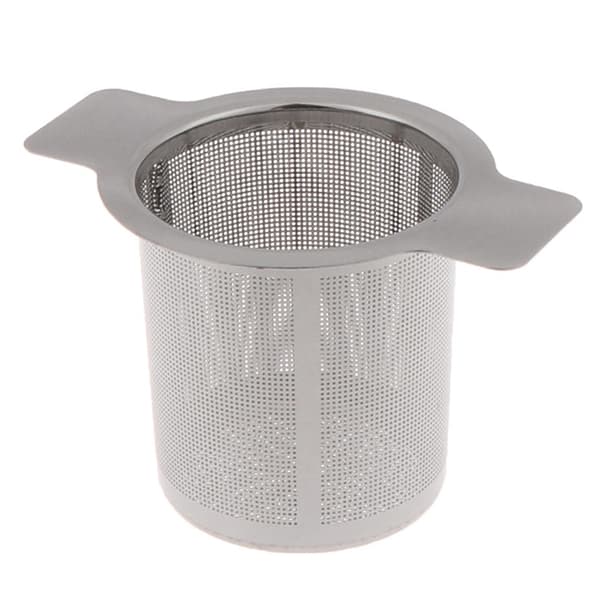 Rostfritt stål Mesh Te Infuser Metal Cup Sil Lösblad