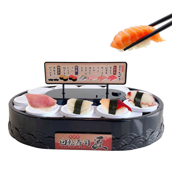 Transportör Sushi hine 360 graders automatisk roterande cupcakes Turn B