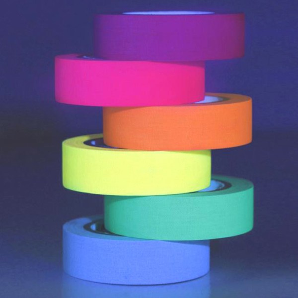 UV Reactive Tape Blacklight Fluorescent Tape Glow in The Dark N Green