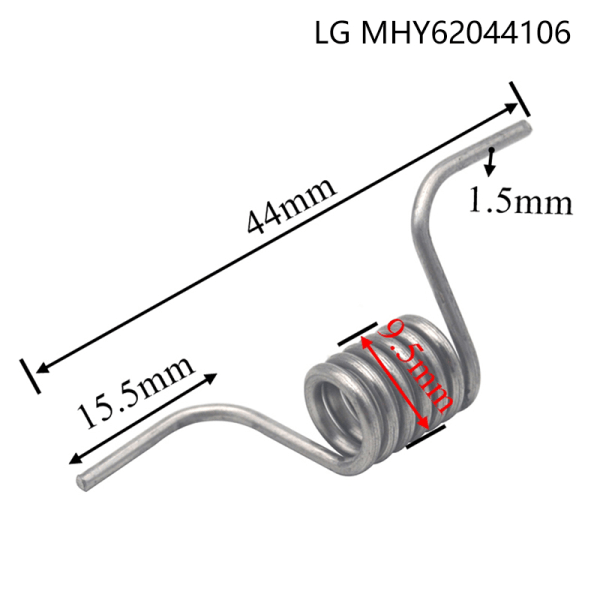 2st DA81-01345B DA61-08314A Ersättningskylskåp medurs LG MHY62044106