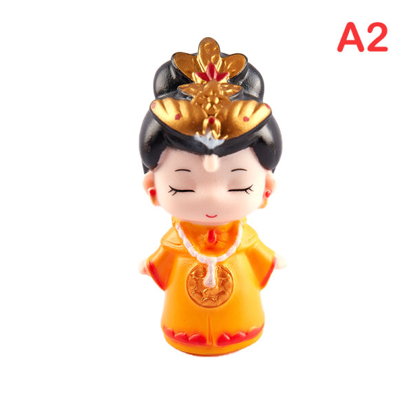 Emperor Empress Figurine PVC Queen Ornament Traditional Decora A2