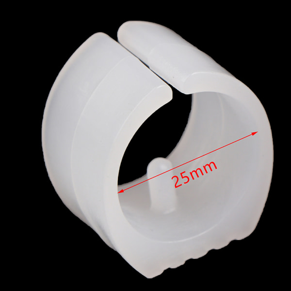 10st Halkskyddad Stol Ben Pad Anti-front Tilt Glides Bumper Chai White 25mm