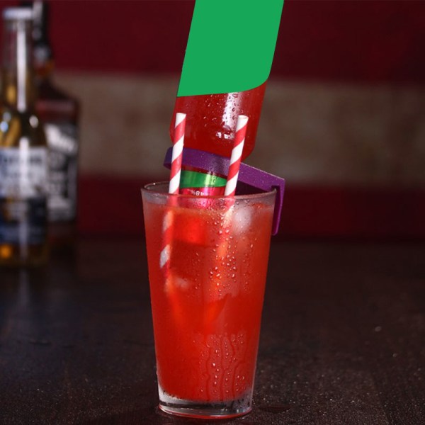 5 st Öl Snap Bar Drink Clips Flaskhållare Vinbar Cocktail