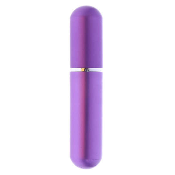 5 ml tom påfyllningsbar ficka av glas, portabel liten miniparfym S Purple