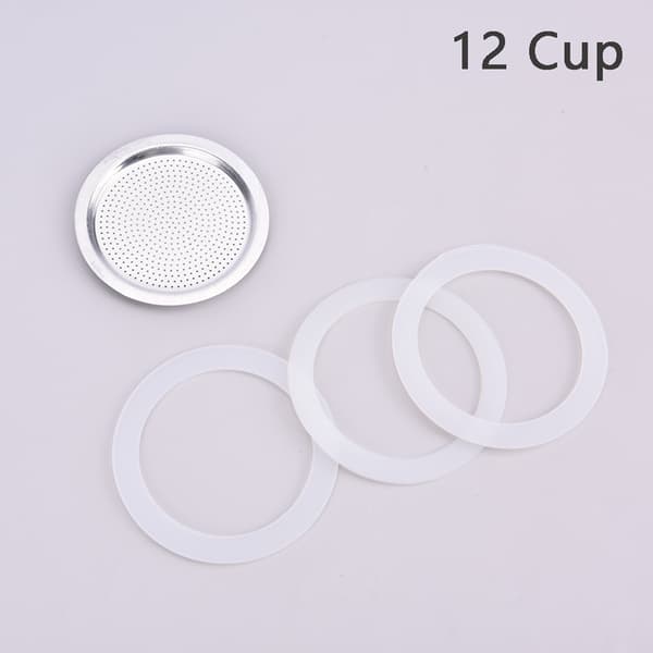 Rostfritt stål packning filterplatta och silikon gel ring Repla 12CUP