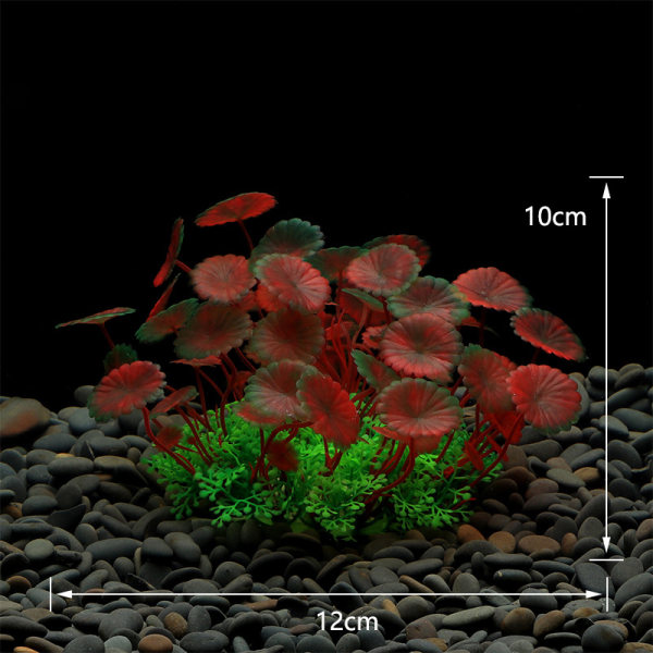 Simulering Artificiell s Aquarium Dekor Vatten Ogräs Ornament Aq 1