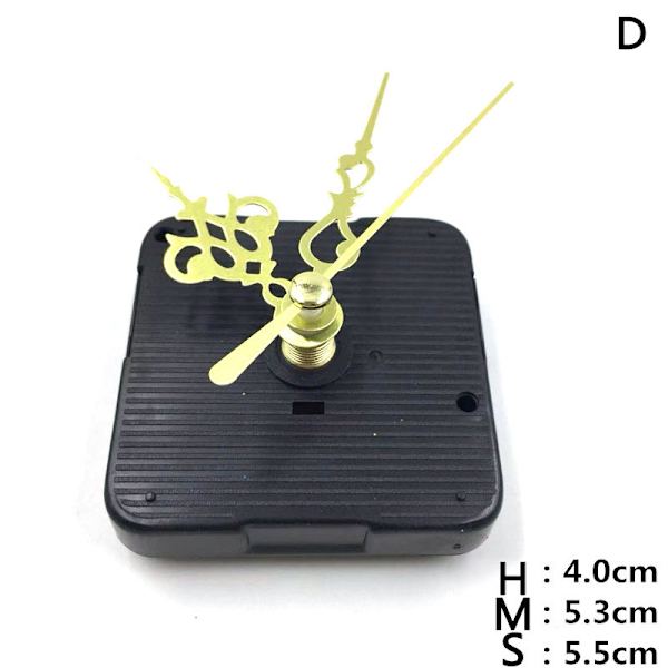 1 Set Silent Quartz Clock Movement Mechanism DIY Kit Batteri Po D