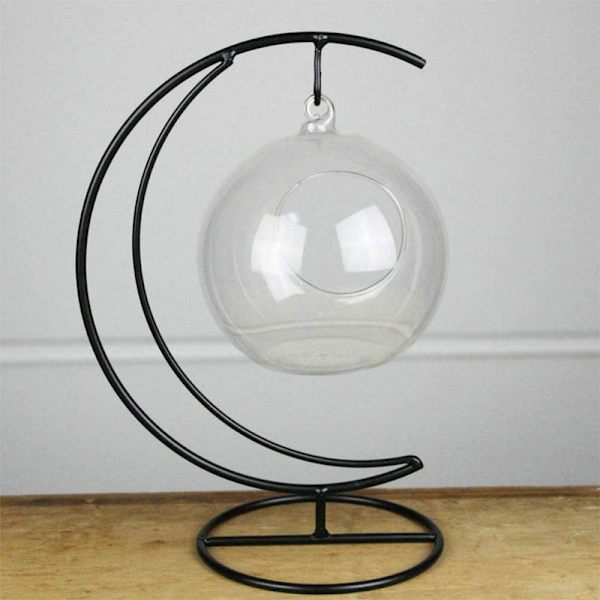 Hängande Terrarium Metal Stand Bordsskiva Display Stand Decoratio