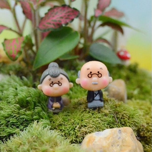 Chic Garden Moss Terrarium Desktop Decor Crafts Bonsai Doll Hou Multi