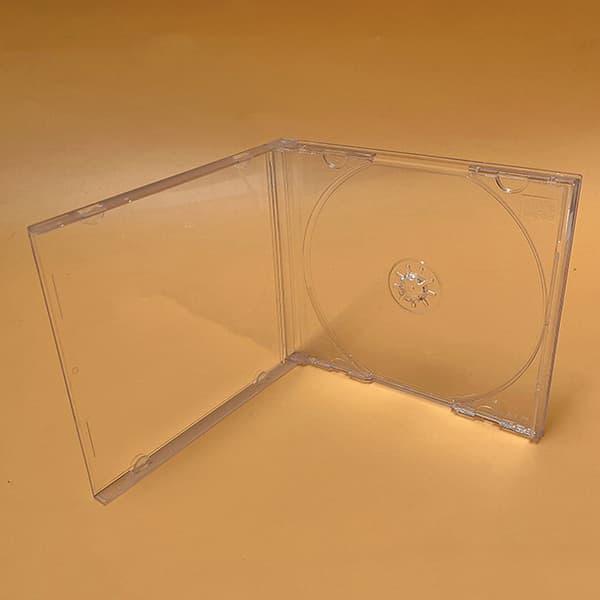1 ST ReadStar Transparent Plast Single Piece case CD- case