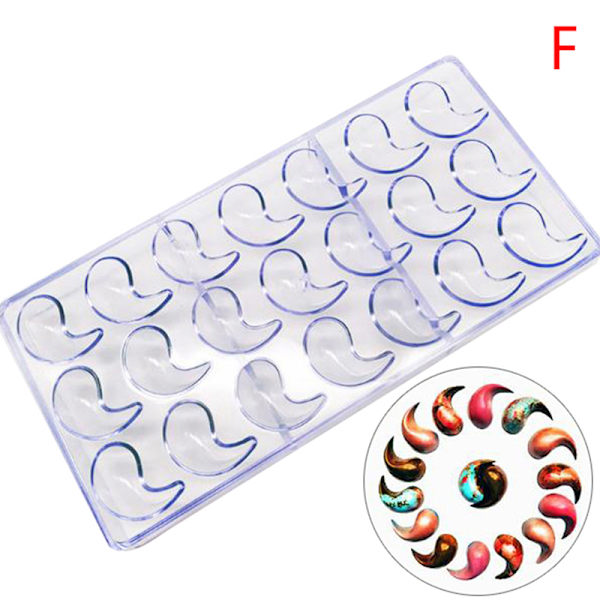 3D Chokladform Polykarbonatsfär Form Tjock Ca G