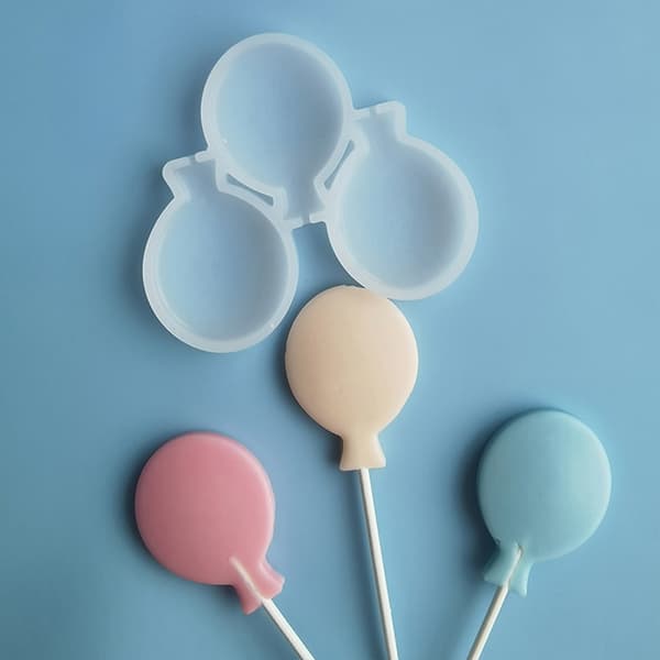 Ballongdesign Lollipop Form Candy Cupcake Topper Mode