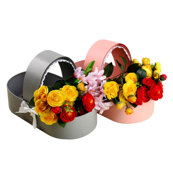 Blomlåda Dekor Spetsband Blomlåda Vagga Blompackning B Blue