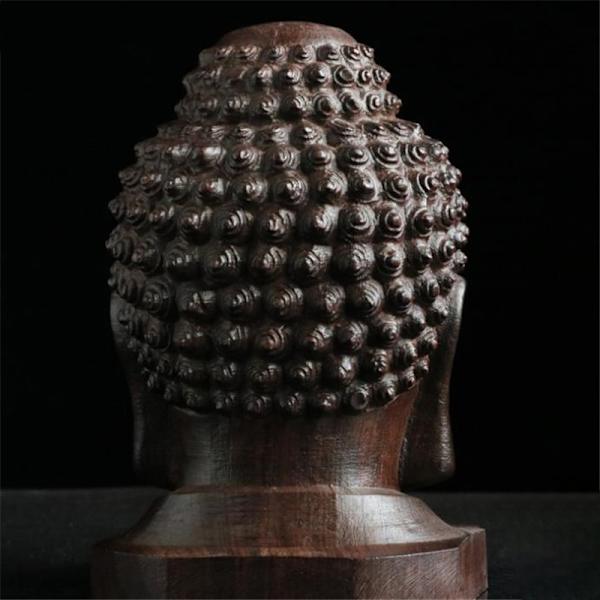 Kreativ Buddhastaty Sakyamuni Tathagata Träfigur Budd