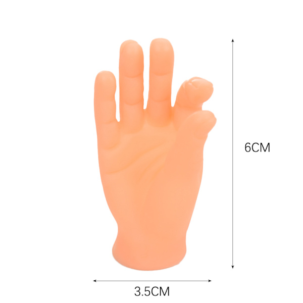 Retande katt plastfingerhandskar Mänsklig hand Cat Interactive T 3