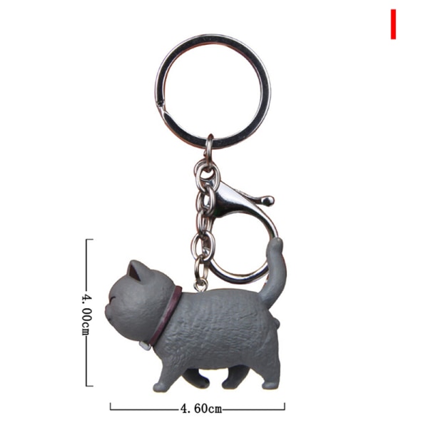 Self Healing Warm Series Cat Keyring Simple Cat Handmade Keyc I