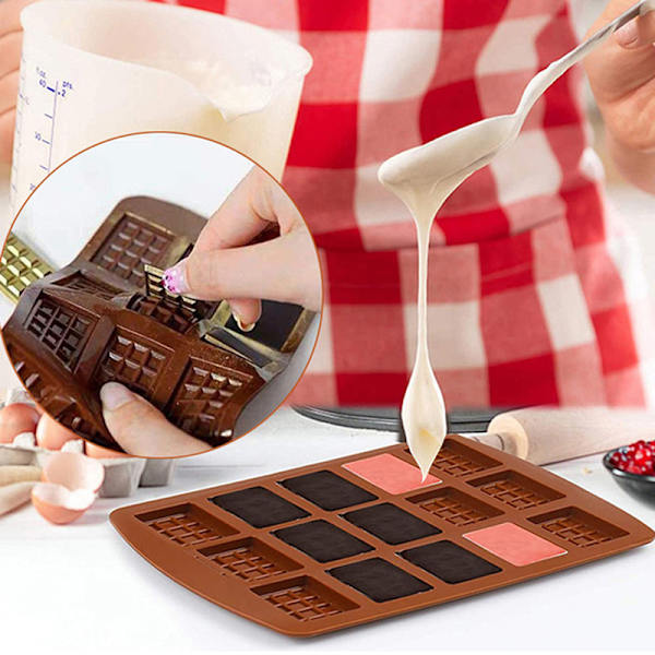 Form 12 Even Chokladform Form Patisserie Candy B