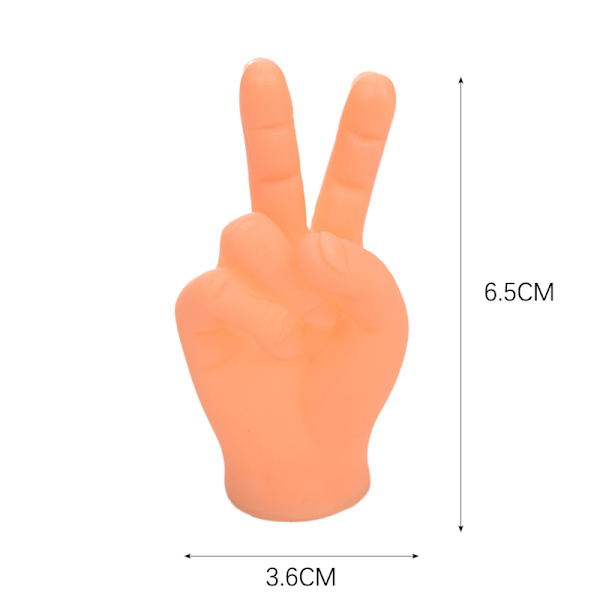 Retande katt plastfingerhandskar Mänsklig hand Cat Interactive T 1